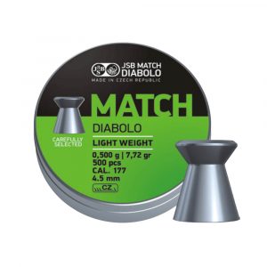 ΒΛΗΜΑΤΑ JSB MATCH DIABOLO Light Weight, 4.51mm / 500, (0,50gr / 7,716g)
