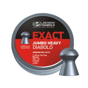 ΒΛΗΜΑΤΑ JSB EXACT JUMBO 5.52mm / 500, HEAVY, (1,175gr. / 18.13g)