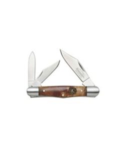 Σουγιάς Remington Medium Stockman Insignia Edition™ – Whittler Burl Wood Λάμες Τύπου (2) Clip Point και Pen